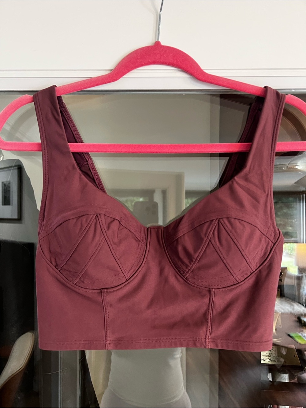 Fabletics Burgundy Purple Bralette